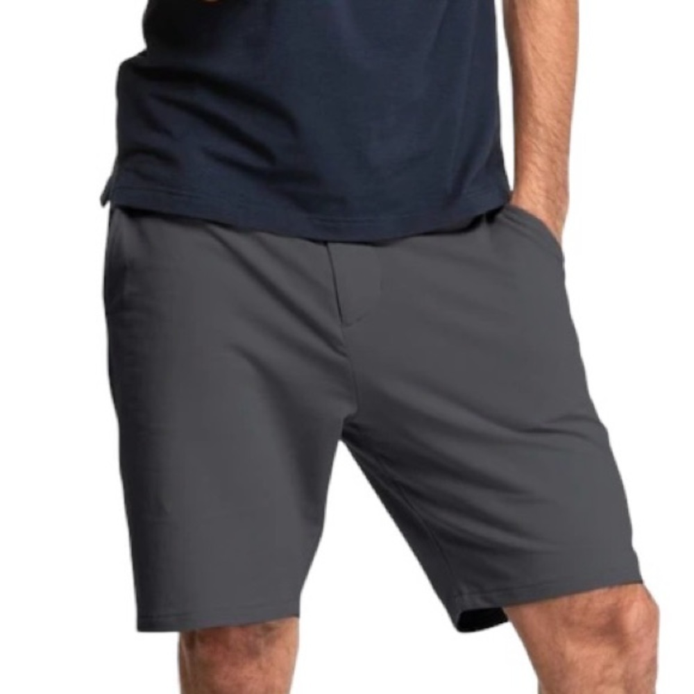 Swet Tailor Everyday Chino Short Men's 29 Gray Stretch New Comfort‎ Casual